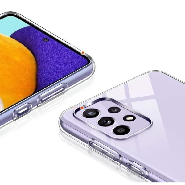 "Coque til Samsung Galaxy A53 5G - Silikone Gel TPU Transparent Blød Ultratin Phonillico®" Transparent