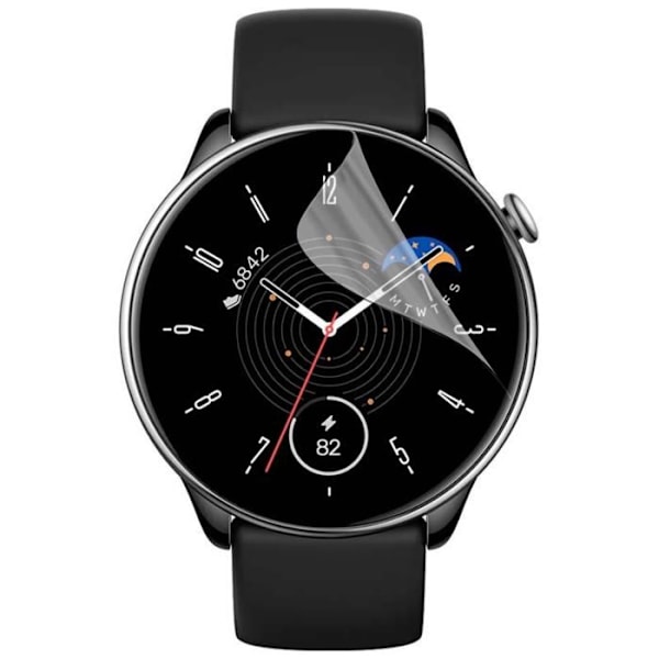Amazfit GTR Mini:n näyttösuojus [Paketti 6] Kestävä, ultraohut muovisuojakalvo Phonillico Transparent