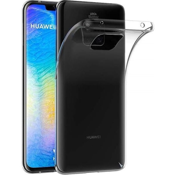 Coque - Phonillico® - Huawei MATE 20 PRO - Gel TPU - Silikon Elastisk - Ultra Tunn Transparent