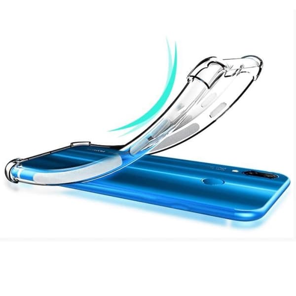 Coque Huawei P20 - Phonillico® - Transparent Silikon - Maximal skydd - Stötresistent Transparent