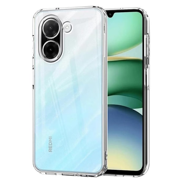 Skydd och skärmskydd - Phonillico - Xiaomi Redmi A5 4G - Mjuk - Transparent - 2 Härdat Glas Transparent
