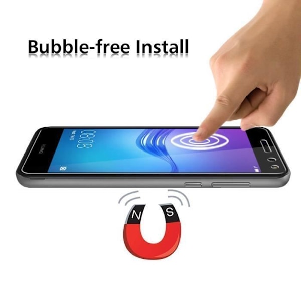 Film Vitre Skyddsskärm - Phonillico® - Huawei NOVA YOUNG - Pack av 3 - Härdat glas - Repellerande