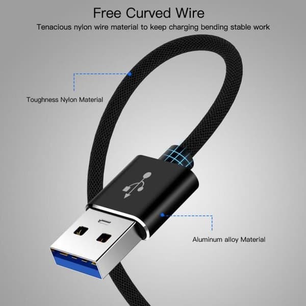 USB 3.0 Kabel - Uspecificeret - Forlængelse 2m - Kompatibel med USB-nøgle, Controller, Harddisk - Sort - USB A