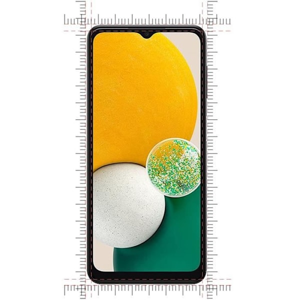 Fodral för Samsung Galaxy A13 5G och 2 härdade glas skydd för skärm Phonillico® Transparent