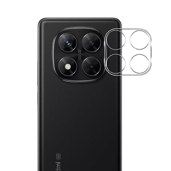 Beskyttelseskamera - Phonillico® - Xiaomi Redmi Note 14 PRO 5G - Pakke med 2 - Hærdet Glas - Ridseresistent Transparent