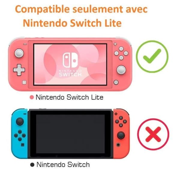 Coque Silikone Rosa Kompatibel med Nintendo Switch Lite - Phonillico® Ros