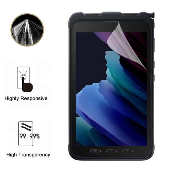Skyddsglas - Phonillico - Samsung Galaxy Tab Active 3 - Pack med 2 - Resistenta - Ultra tunn
