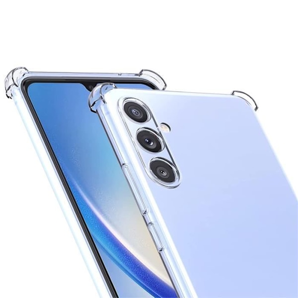 Skal till Samsung Galaxy A34 5G - Stötsäkert Skyddande TPU Mjukt Transparent Phonillico®