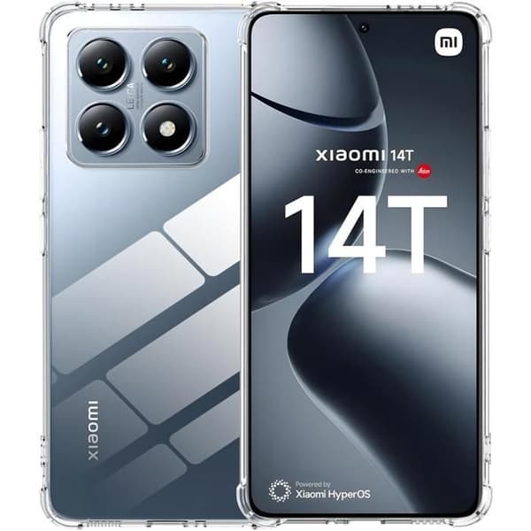 Coque til Xiaomi 14T - Stødabsorberende Beskyttelse TPU Blød Transparent Phonillico® Transparent