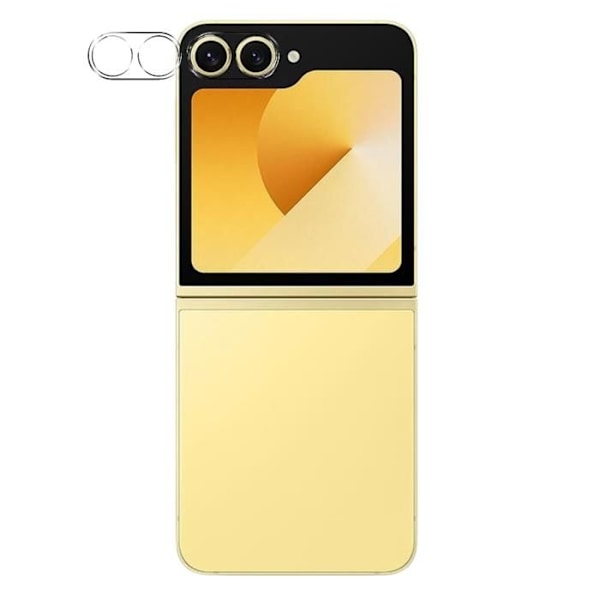 Näytönsuojus - Phonillico® - Samsung Galaxy Z FLIP 6 - Karkaistu lasi - 2 pakkauksen setti - Rikkoutumaton Transparent