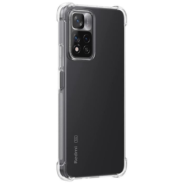 Fodral för Xiaomi Redmi Note 11 PRO+ 5G - Redmi Note 11 PRO PLUS 5G - Stötsäkert skydd Mjukt silikon Transparent Phonillico® Transparent