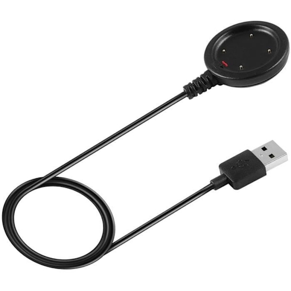 Kompatibel oplader til Polar Vantage M-Vantage M2-Vantage V-Vantage V2 -Ignite-Ignite 2-Grit X - 1m USB kabel Phonillico® smartwatch Svart