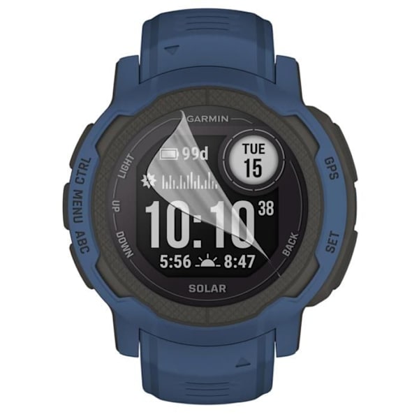 Skyddande skärm för Garmin Instinct 2s - 40mm [Pack 9] Ultra tunn skyddande plastfilm Phonillico Transparent