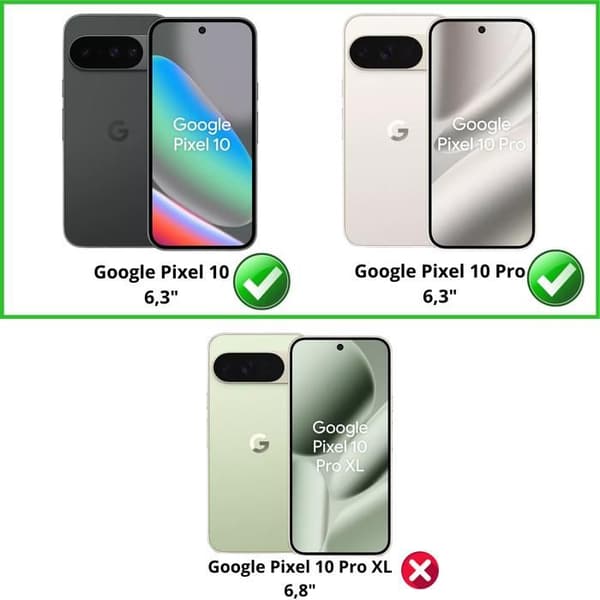 Coque til Google Pixel 10 / Pixel 10 Pro - Stødabsorberende TPU Blød Transparent Phonillico® Transparent