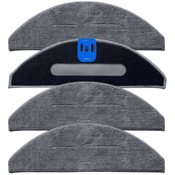 Lingett - iRobot - Roomba Combo J5 J5+ I8 I8+ I5 I5+ - 4-pack - Tvättbar mikrofiber - Blöt mopp