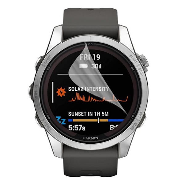 Suojakalvo Garmin Fenix 7s Pro:lle [Paketti 6] Kestävä, ultraohut suojakalvo Phonillico Transparent