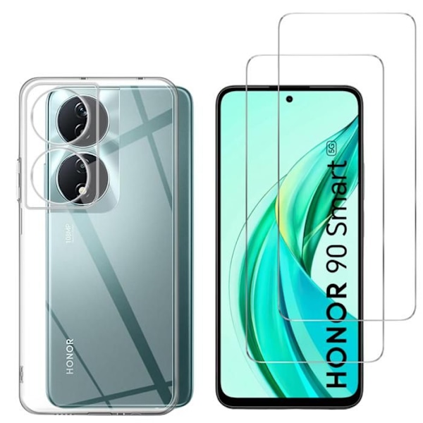 TPU-skal - Phonillico - Honor 90 Smart 5G - Flexibel - Transparent - Repellerar repor Transparent