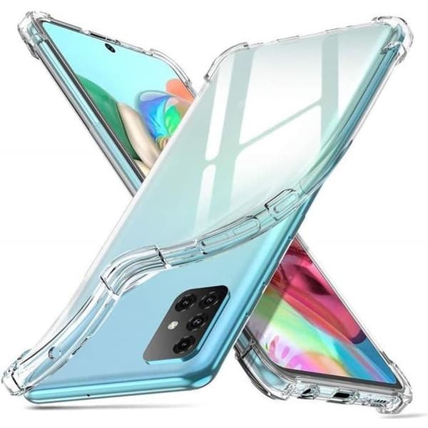Coque Antishock Silikoni Läpinäkyvä Samsung Galaxy A71 Phonillico® Transparent