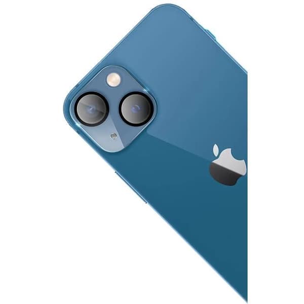 Skydds Kamera - Phonillico - iPhone 14 PLUS - Paket med 2 - Härdat Glas - Transparent Transparent