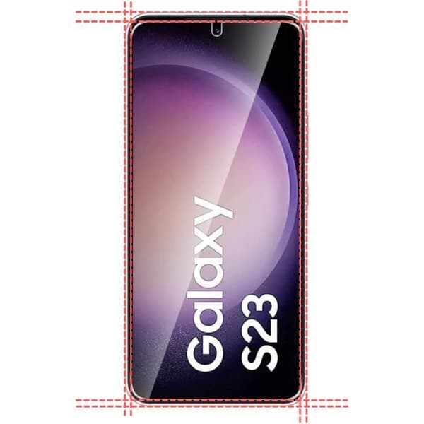 Skyddsskydd - Phonillico - Samsung Galaxy S23 - 2-pack - Ultra tunn - Rep resistent