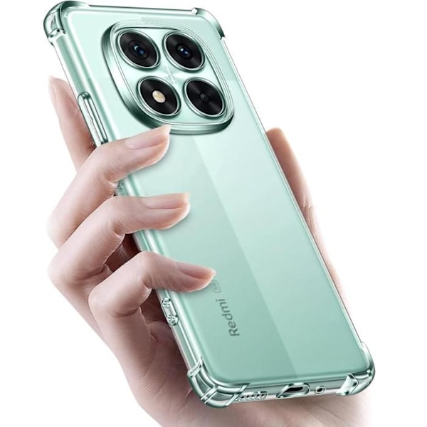 Coque - Phonillico® - Xiaomi Redmi Note 14 PRO 5G - Iskuva - Pehmeä - Läpinäkyvä Transparent