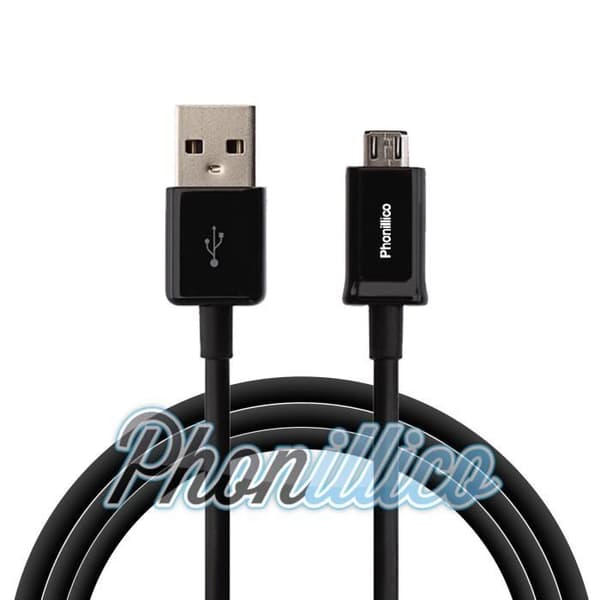 USB-kabel svart kompatibel med Sony Xperia Z5 COMPACT - Phonillico®
