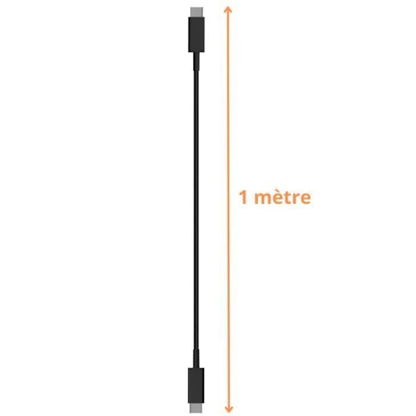 Lot 2 Nopea USB-C USB-C -kaapeli 1m Samsung Galaxy S23 PLUS-S23 ULTRA-S22 PLUS-S22 ULTRA-TAB S9-TAB S8-TAB S7 Phonillico®