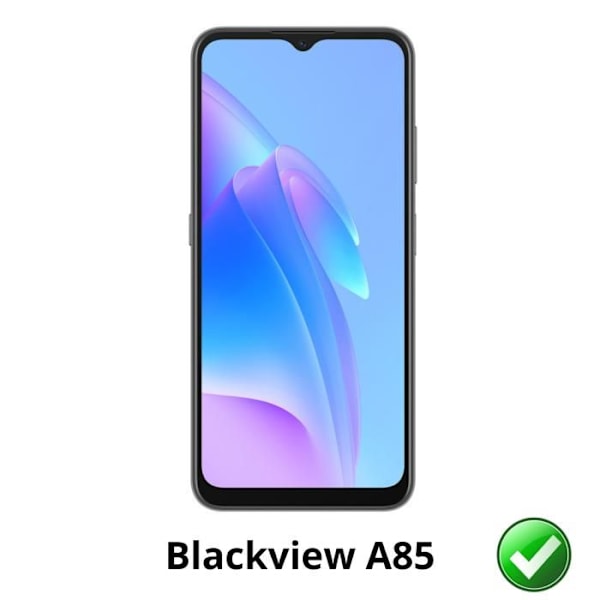 Skärmskydd - Phonillico - Blackview A85 - Pack 2 - Ultra Tunn - Repellerande mot repor Transparent