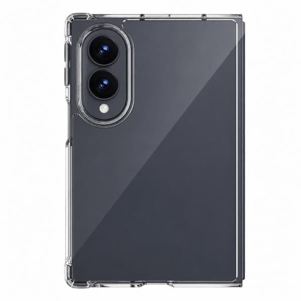 Cover til Samsung Galaxy Z FOLD 8 - Stødabsorberende Beskyttelse Hårdt Silikone Gennemsigtig Phonillico® Transparent