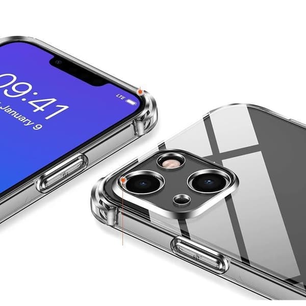 Coque til iPhone 14 PLUS - Stødabsorberende Beskyttelse Blødt Transparent Silikone Phonillico® Transparent