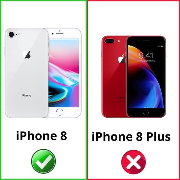 Erstatnings LCD-skærm til iPhone 8 – Samlet berøringsglas Phonillico®