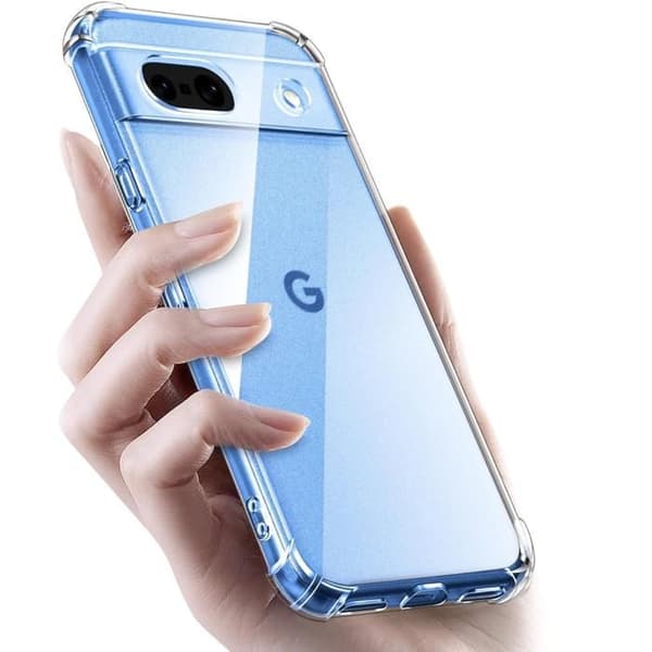 Fodral - Phonillico - Google Pixel 8a - Stötsäker - Mjukt TPU - Transparent Transparent