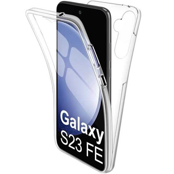 Fodral till Samsung Galaxy S23 FE - Phonillico - 360° Skal - Transparent - Enkel Installation - Smalt Transparent