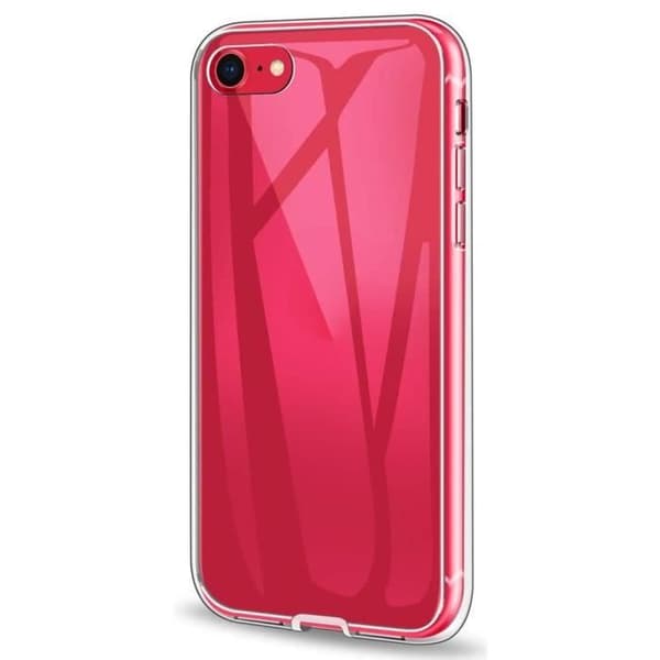 Cover for iPhone SE 2022 - 360 Full Transparent Case 2 Parts Front Back Stackable Phonillico® Transparent