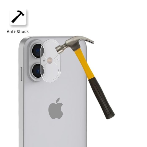 Karkaistu lasi - Phonillico® - iPhone 16 PLUS - Paketti 2 - Näytön ja kameran suojus - Naarmuuntumaton Transparent