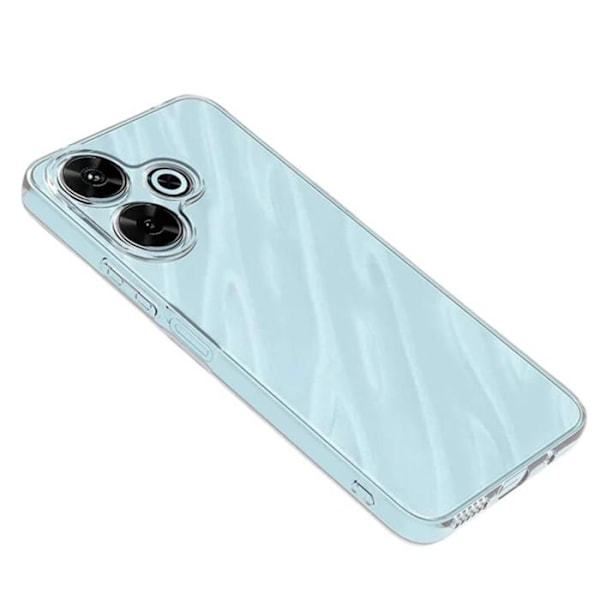 Kuoret Xiaomi Redmi 13 - Phonillico® - Taipuisa - Läpinäkyvä - 2 Karkaistua Lasia - Naarmuuntumaton Transparent