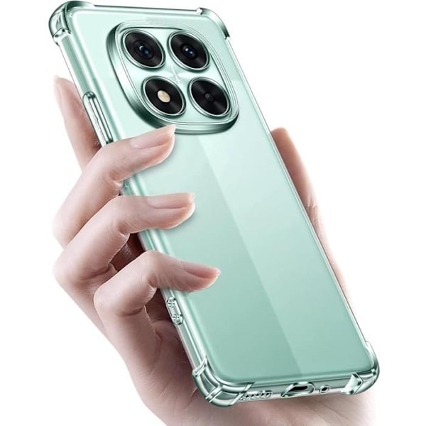 Skydd för Xiaomi Poco X7 5G - Phonillico® - Stötabsorberande - Mjuk - Transparent - Plastik Transparent