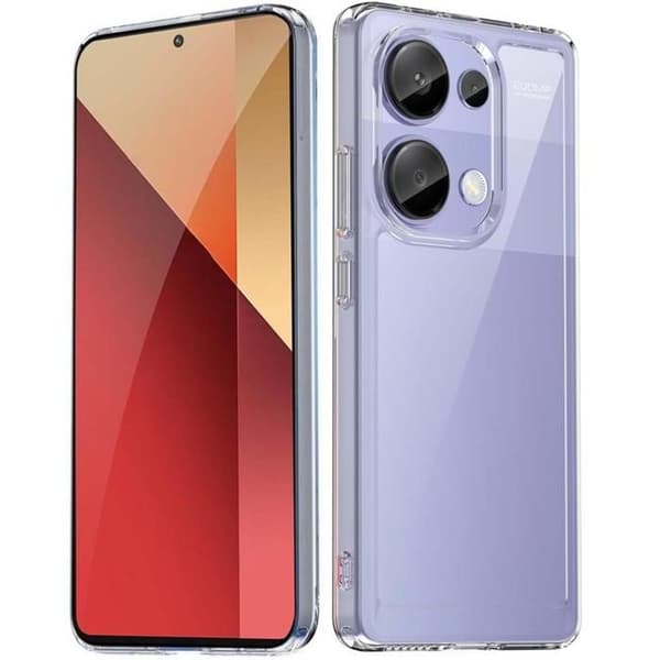 Coque til Xiaomi Redmi Note 13 Pro 4G - Phonillico® - Fleksibel - Transparent - Ridseresistent - Stødabsorberende Transparent