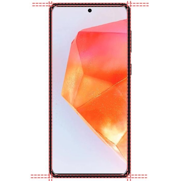 Näytönsuojakalvo - Phonillico - Samsung Galaxy C55 5G - Pakkaus 4 - Tempered lasi - Läpinäkyvä Transparent