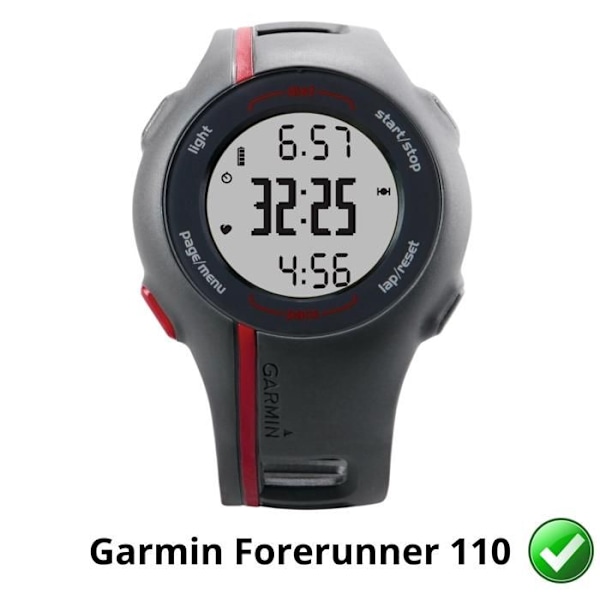 Skärmförsedd för Garmin Forerunner 110 [Pack 6] Plastskyddsfilm Resistent Ultratunn Phonillico Transparent