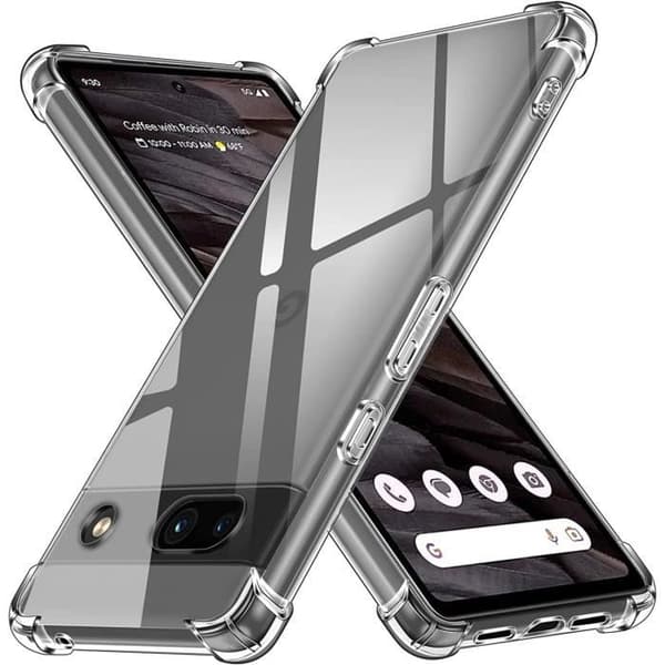 Coque - Phonillico® - Google Pixel 7a - Stötsäker - Mjuk - Transparent Transparent