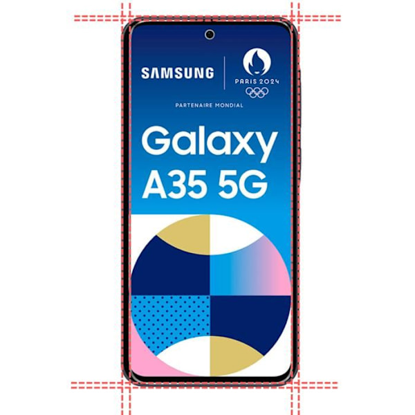 Filmbeskydd för Skärm - Phonillico - Samsung Galaxy A35 5G - Pack 2 - Härdat Glas - Transparent Transparent