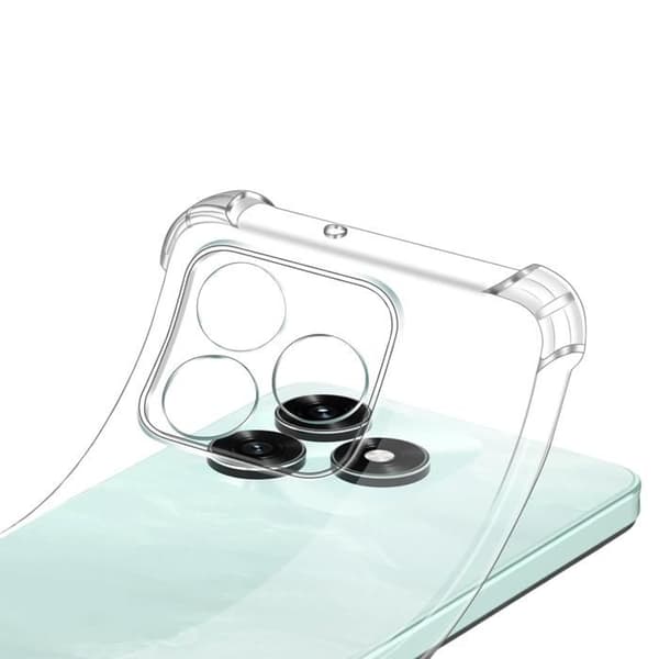 Cover til Honor X5c Plus - Stødabsorberende Transparent TPU Beskyttelse Phonillico® Transparent