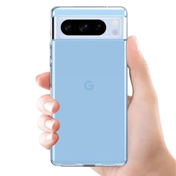 Transparent Cover for Google Pixel 8 PRO - Ultra Slim Soft Protection Phonillico® Transparent