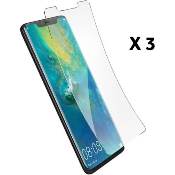 Film Huawei MATE 20 PRO [Lot 3] Beskyttelsesglas i plast, ridsefrit, ultratyndt [Phonillico®]
