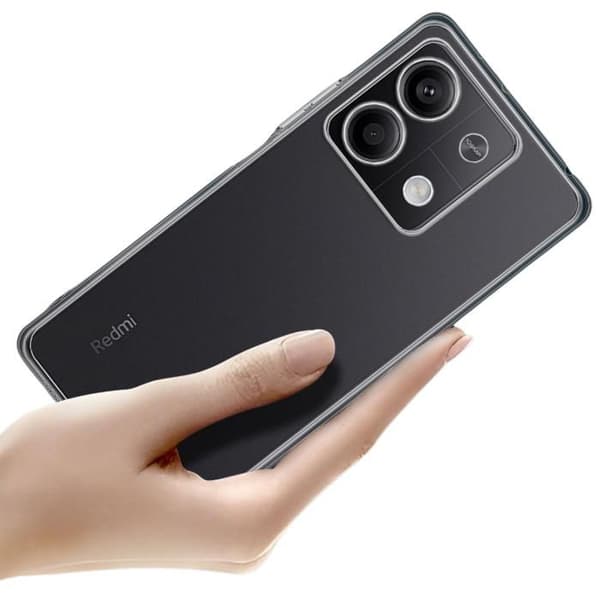 Coque til Xiaomi Redmi Note 13 5G og 2 hærdede glas skærmbeskyttelse Phonillico® Transparent
