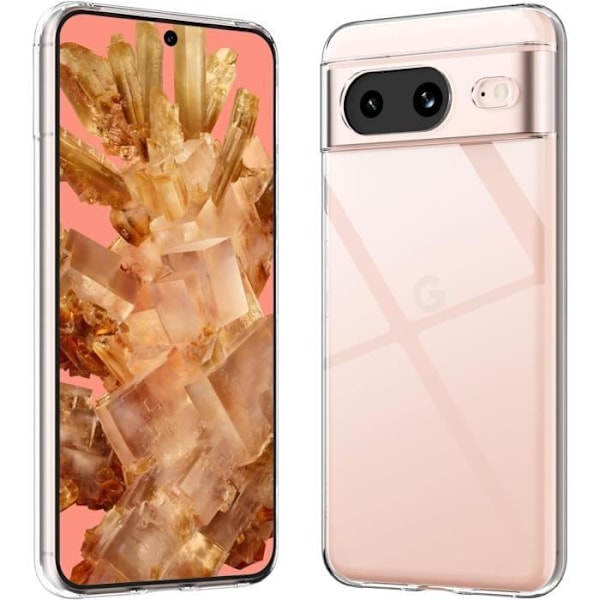 Transparent Skal för Google Pixel 8 - Ultra Tunn Skydd i TPU Phonillico®