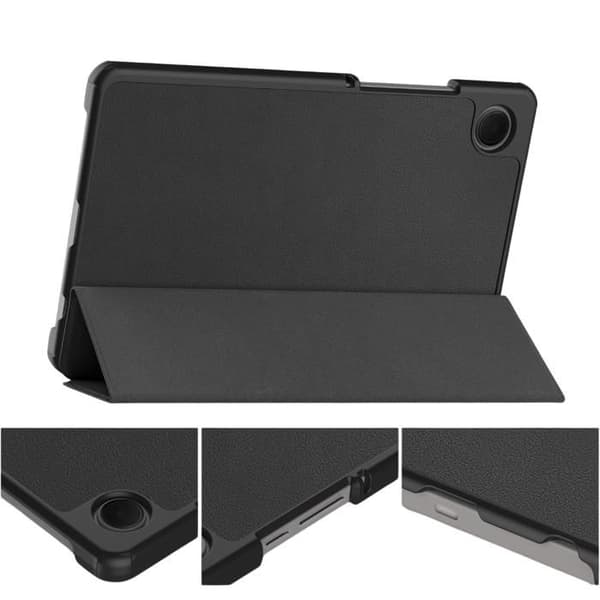 Coque til Samsung Galaxy Tab A9 PLUS 2023 - Sort etui med fuld beskyttelse og multifunktionsposition Phonillico Svart