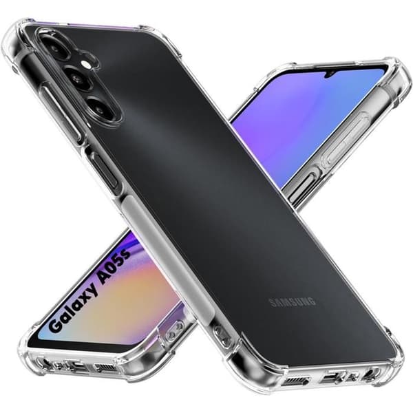 Coque til Samsung Galaxy A05S - Stødabsorberende Beskyttelse TPU Blød Transparent Phonillico® Transparent
