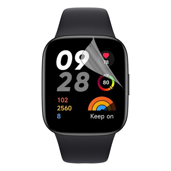 Skärmskydd för Xiaomi Redmi Watch 3 Active [Pack 6] Hållbart Ultrathin Plastskydd Phonillico Transparent